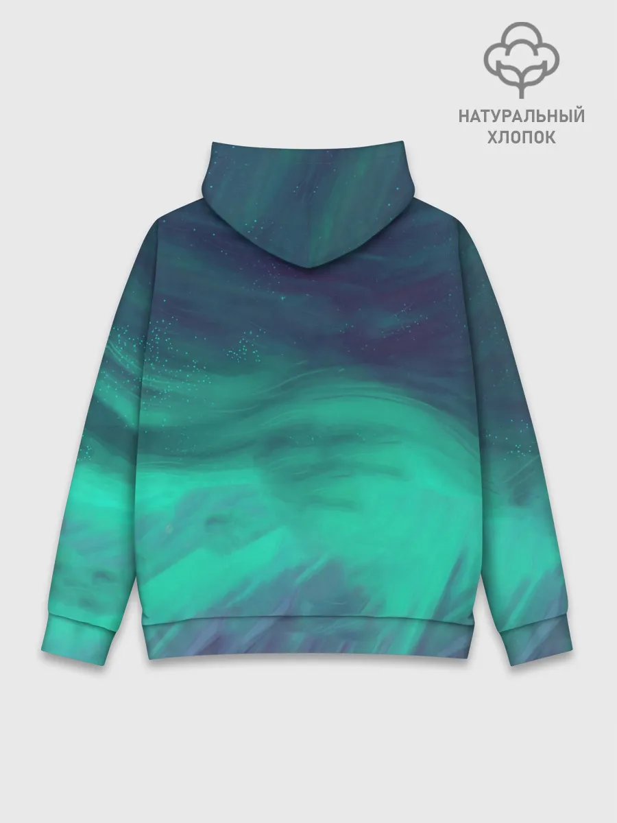 Худи мужской база хлопок / ЧЕРНОЕ ЗЕРКАЛО