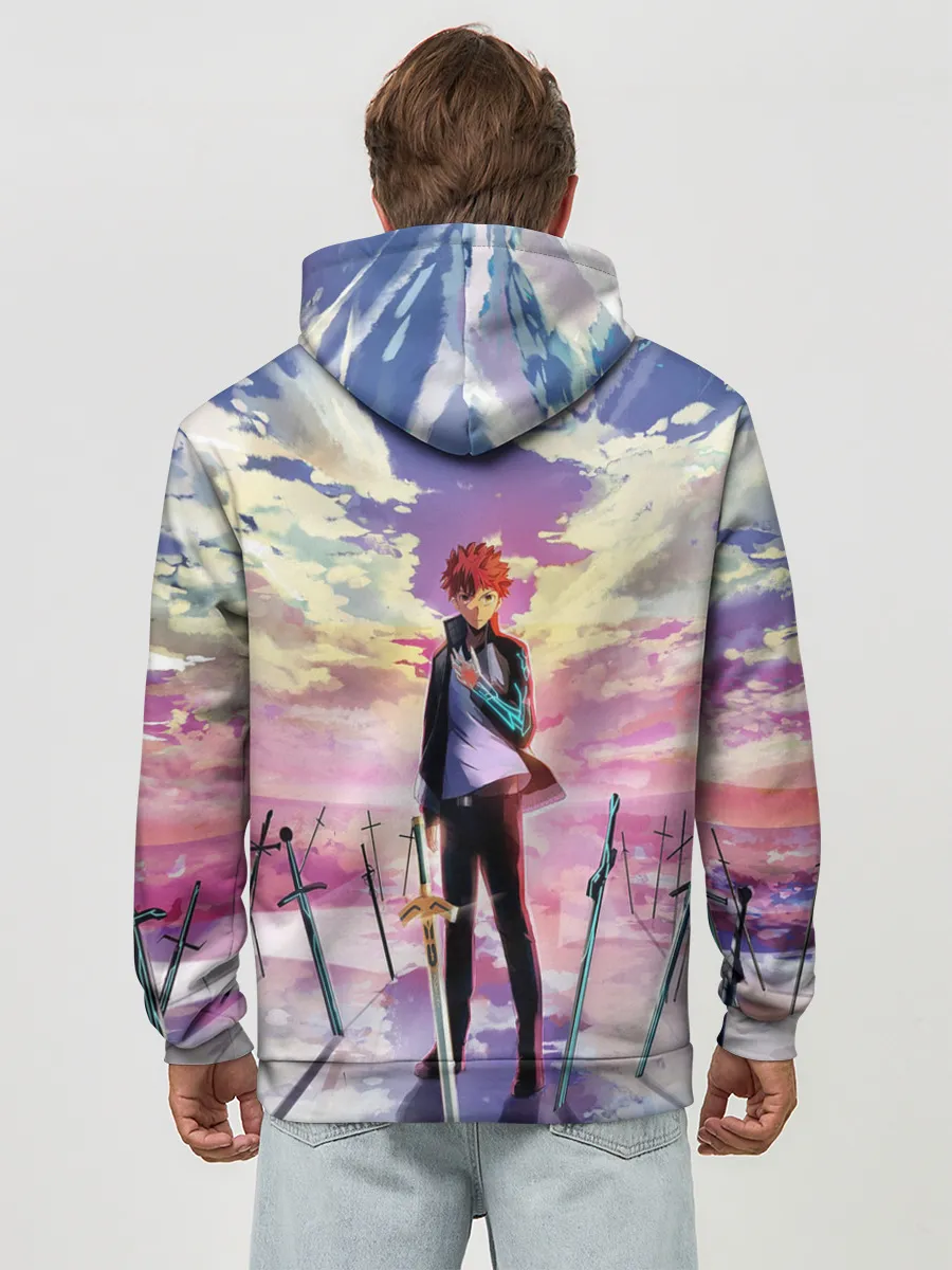 Худи мужской база хлопок / Emiya Shirou