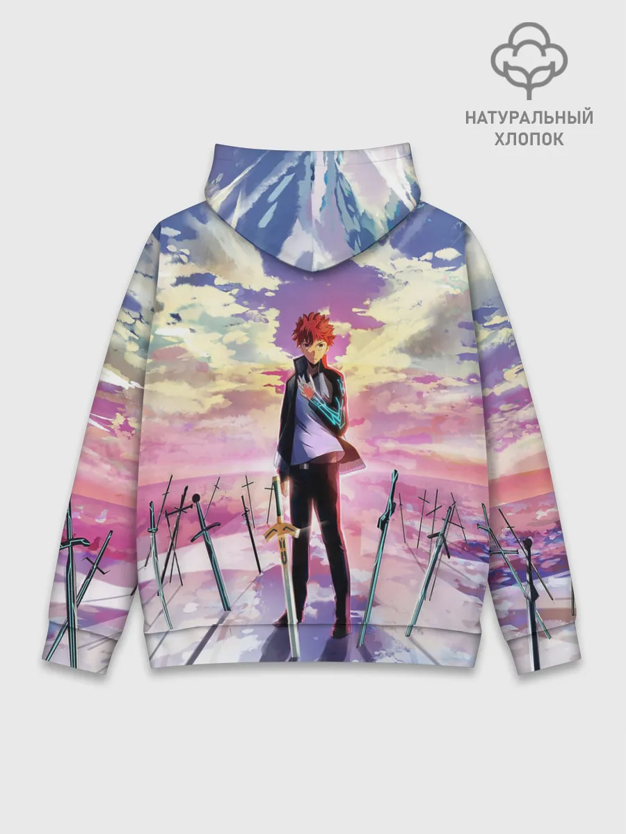 Худи мужской база хлопок / Emiya Shirou
