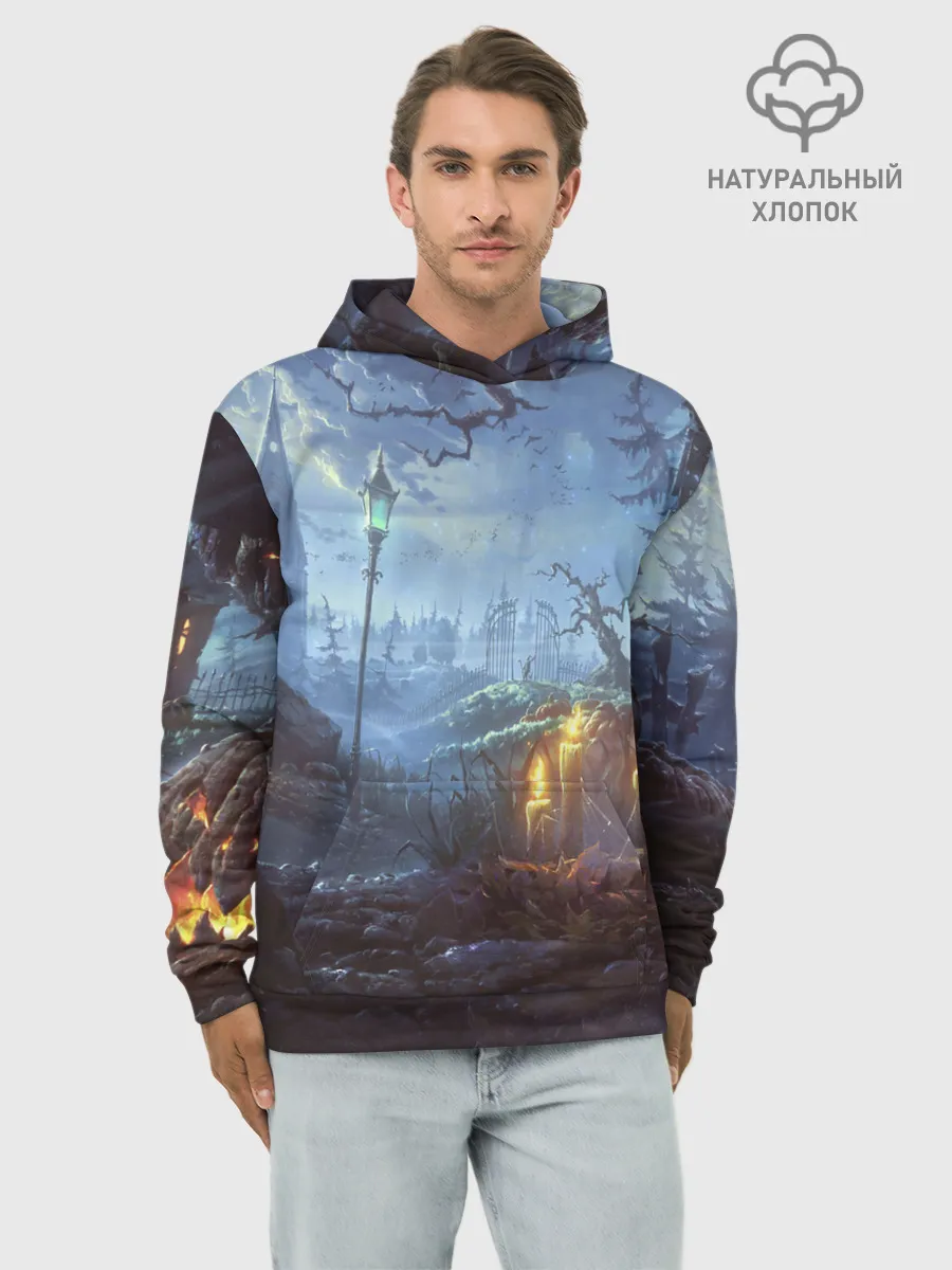 Худи мужской база хлопок / Halloween