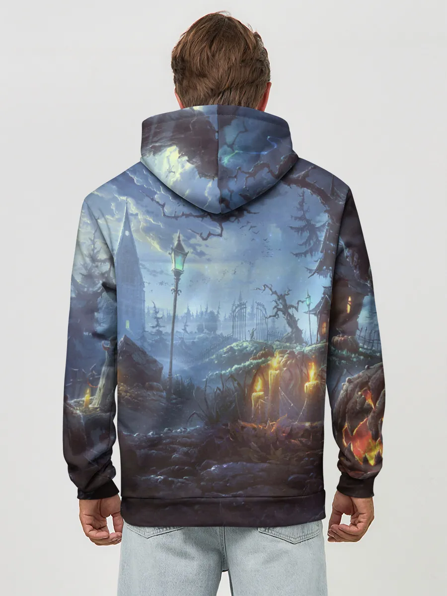 Худи мужской база хлопок / Halloween