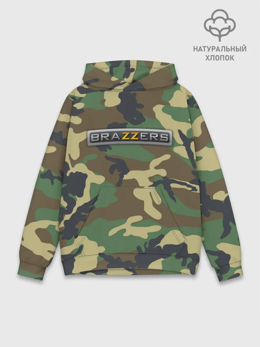 Худи мужской база хлопок / Brazzers