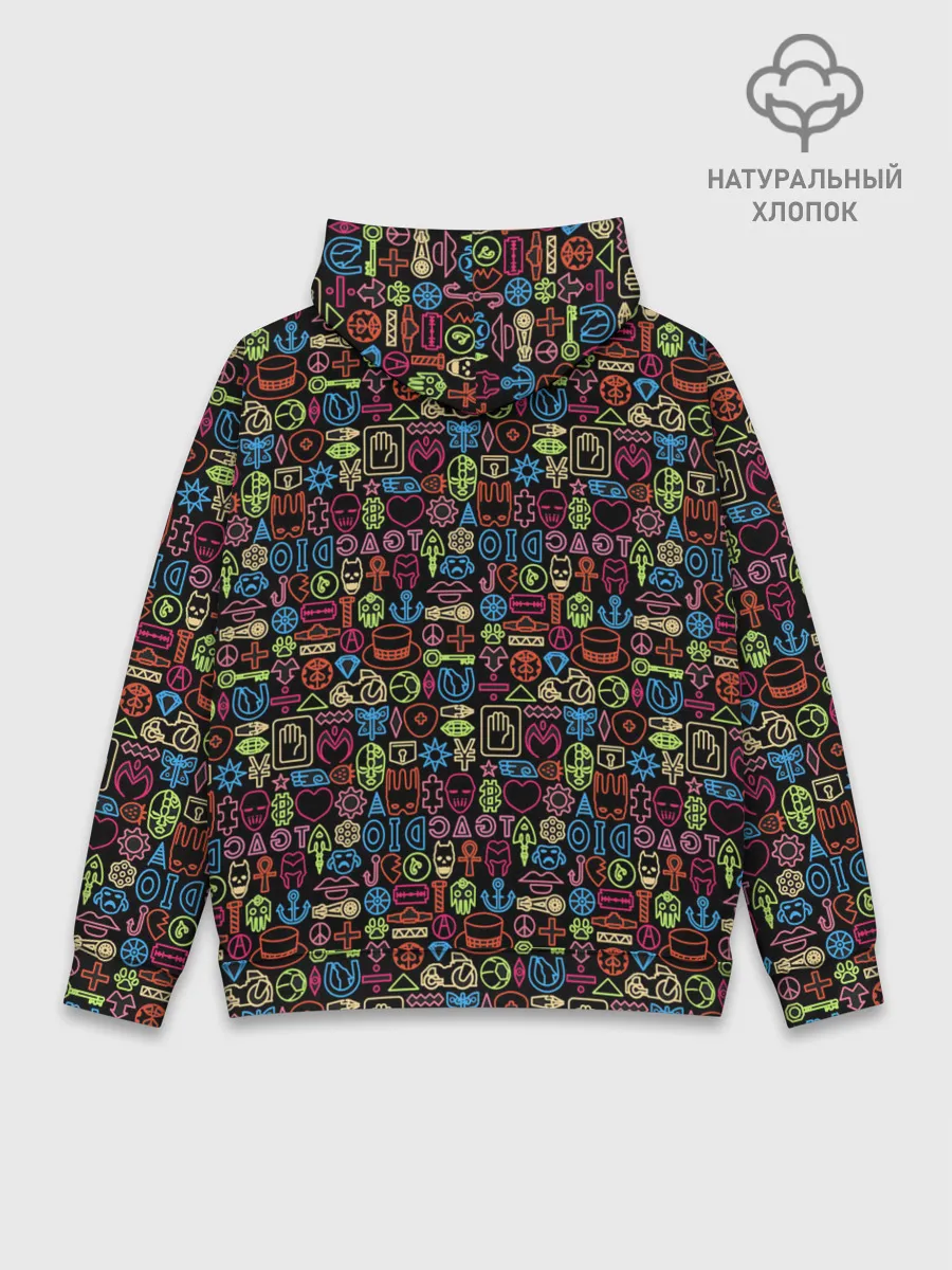 Худи мужской база хлопок / JoJo Bizarre Adventure