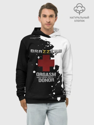 Худи мужской база хлопок / Brazzers orgasm donor