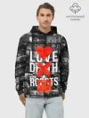 Худи мужской база хлопок / LOVE DEATH ROBOTS