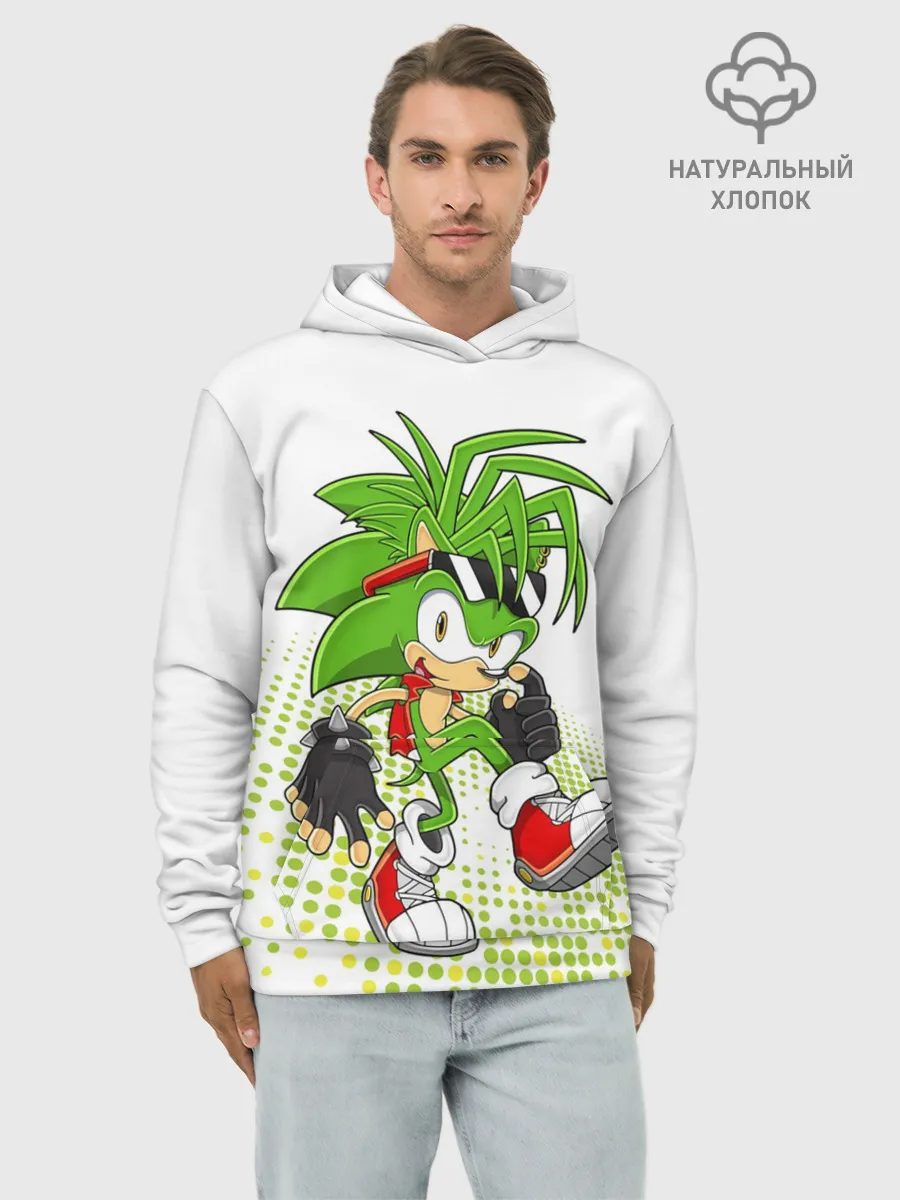 Худи мужской база хлопок / Sonic
