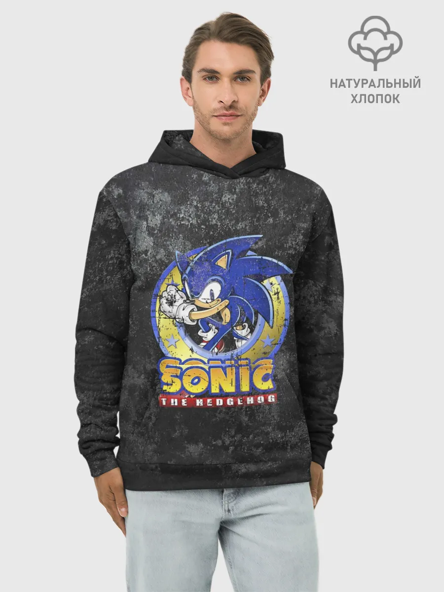 Худи мужской база хлопок / СОНИК