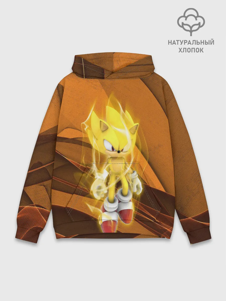 Худи мужской база хлопок / Sonic