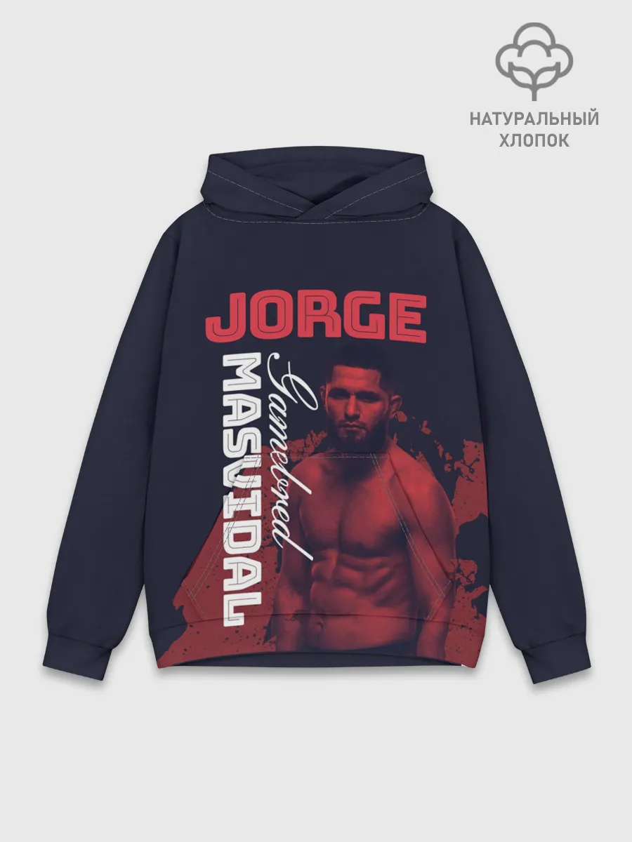 Худи мужской база хлопок / Jorge Masvidal