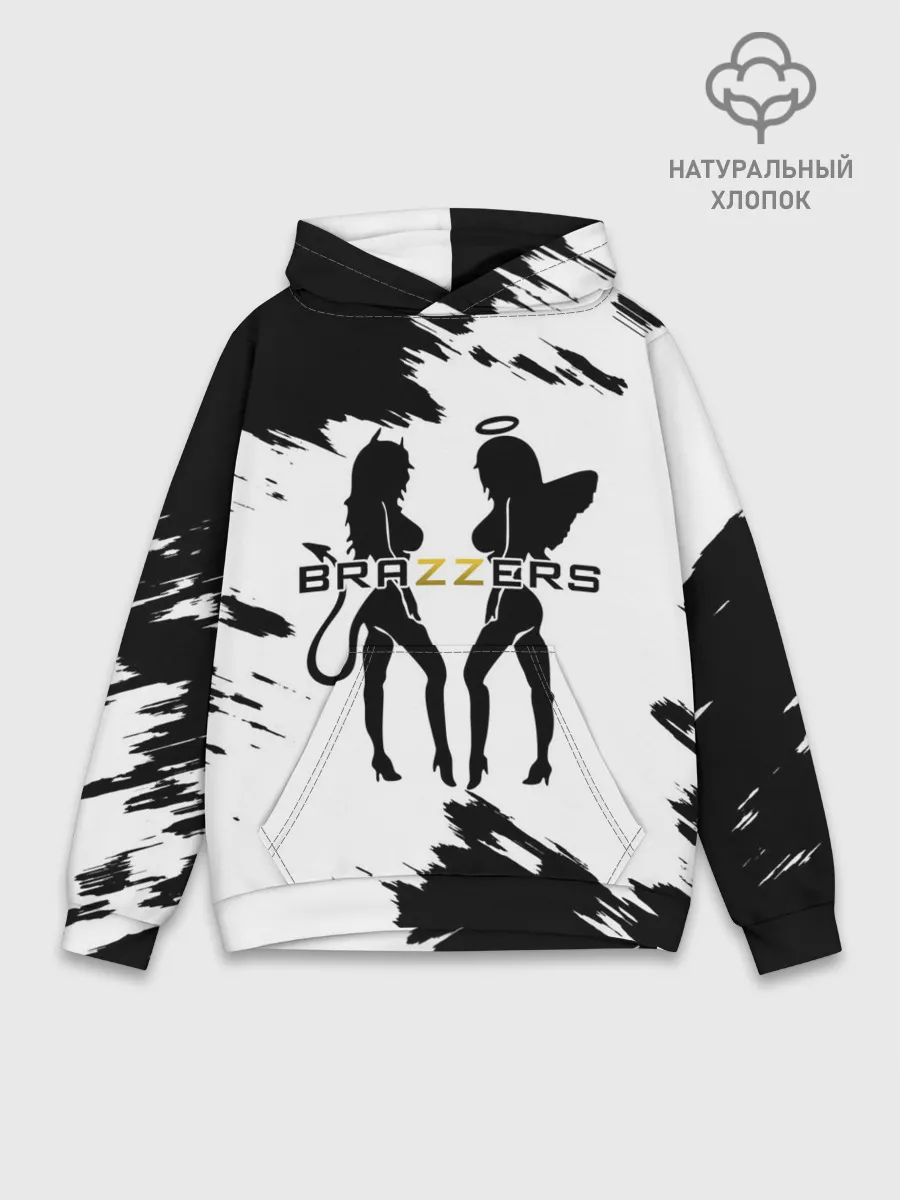 Худи мужской база хлопок / Brazzers