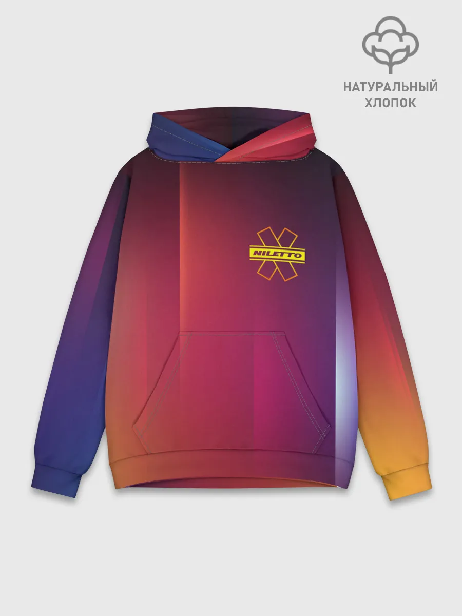 Худи мужской база хлопок / NILETTO LOGO | НИЛЕТТО ЛОГО