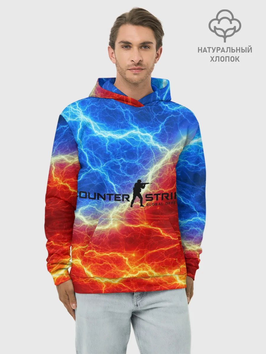 Худи мужской база хлопок / CSGO