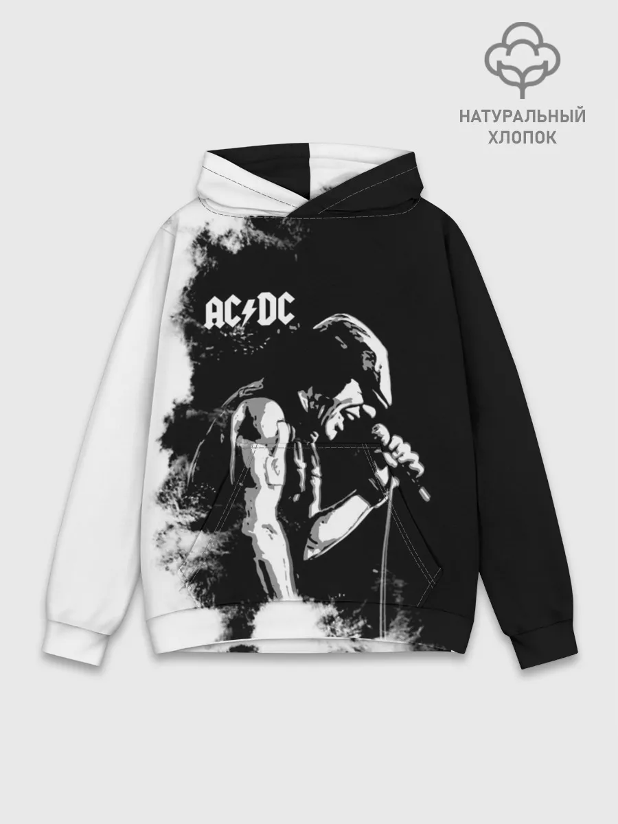 Худи мужской база хлопок / AC/DC