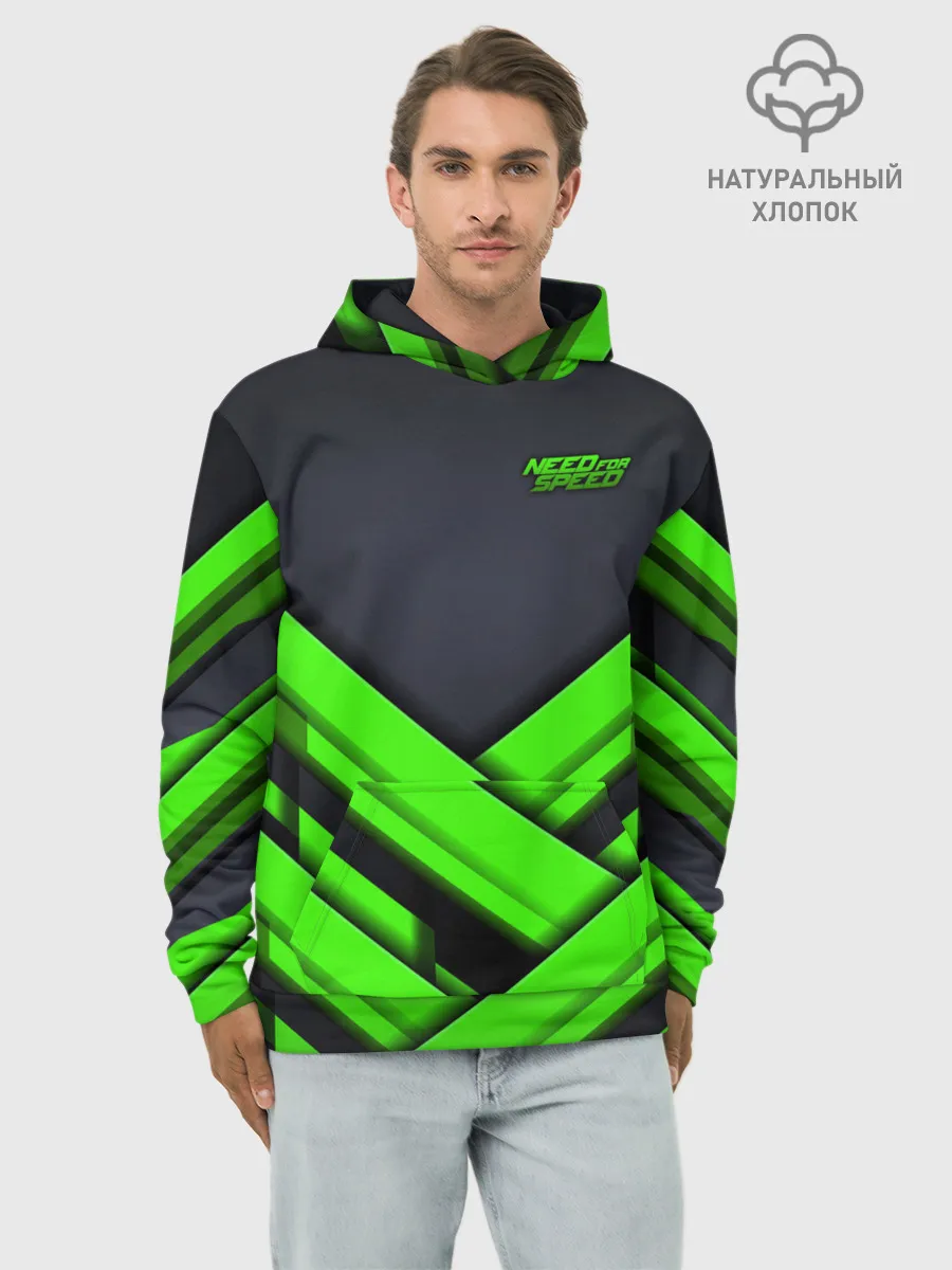 Худи мужской база хлопок / Need for Speed