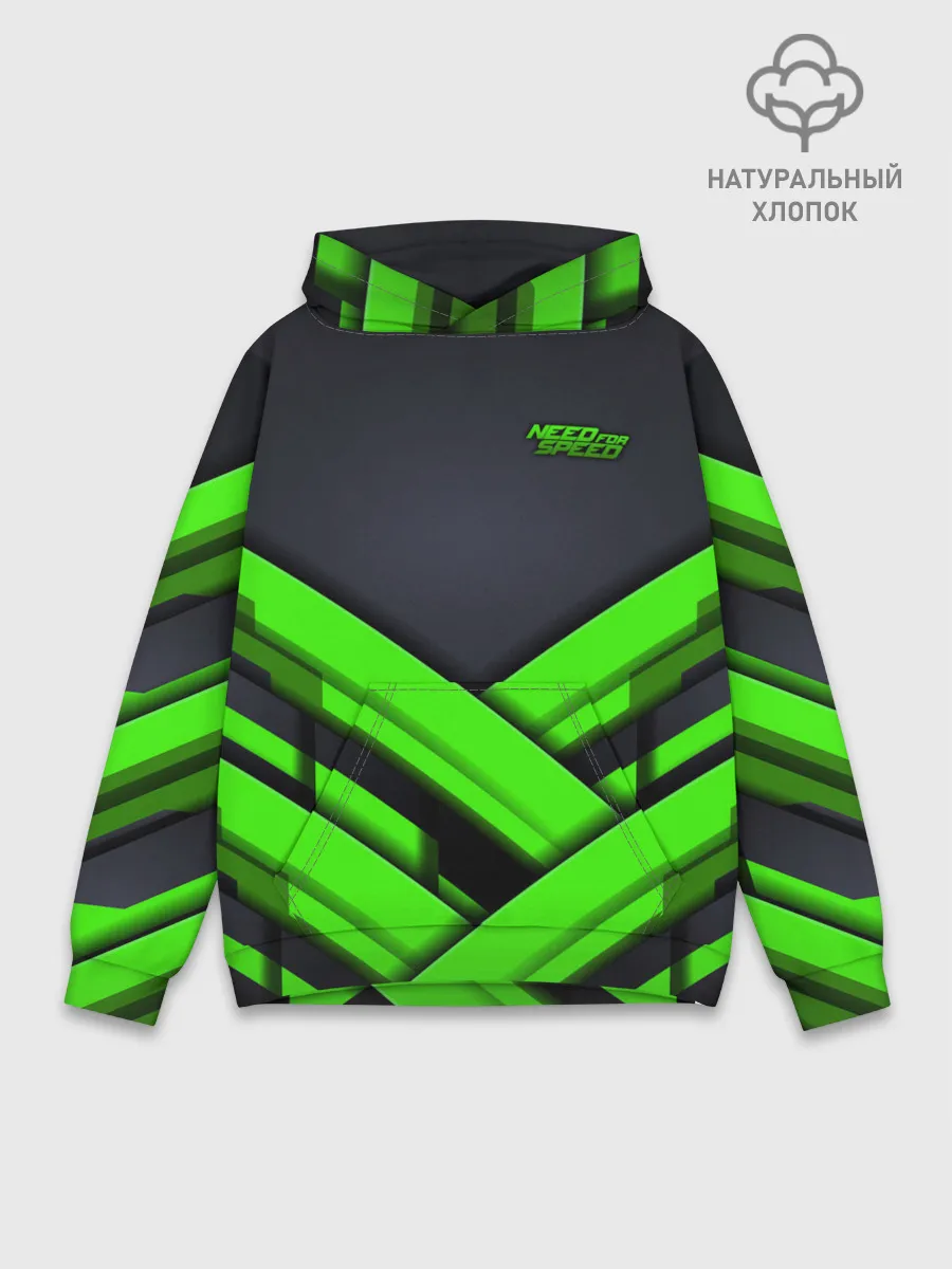 Худи мужской база хлопок / Need for Speed