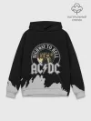 Худи мужской база хлопок / AC/DC