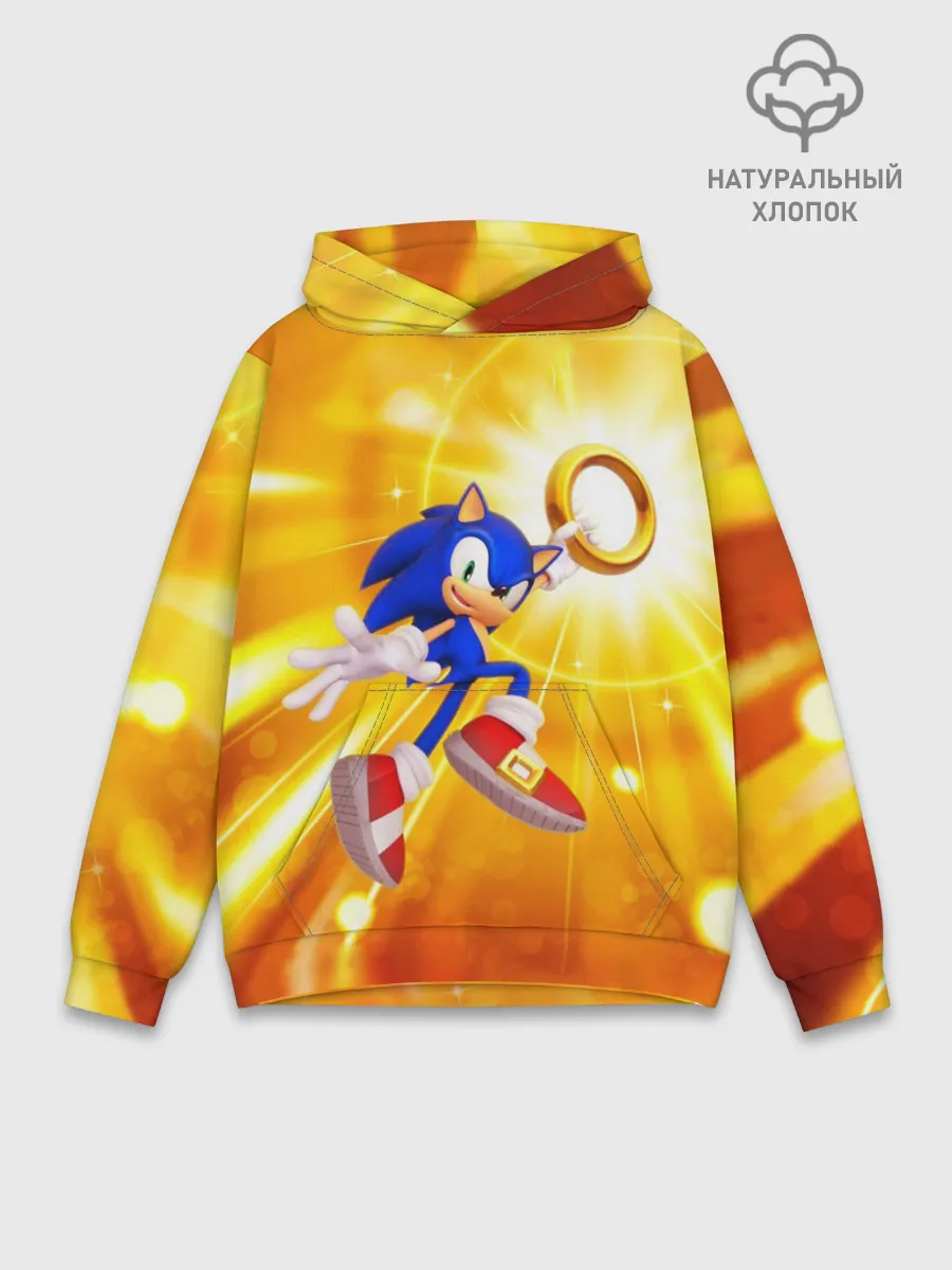 Худи мужской база хлопок / Sonic