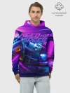 Худи мужской база хлопок / Need for Speed