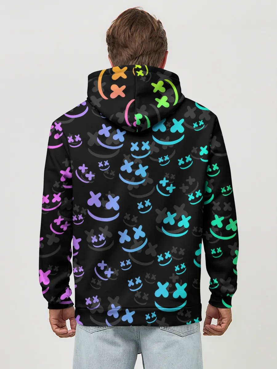 Худи мужской база хлопок / Fortnite & Marshmello