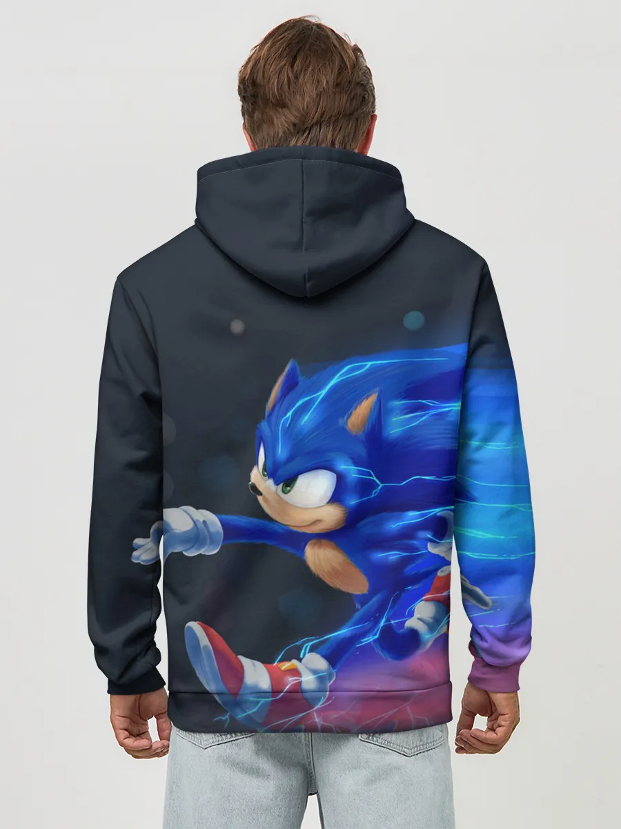 Худи мужской база хлопок / SONIC