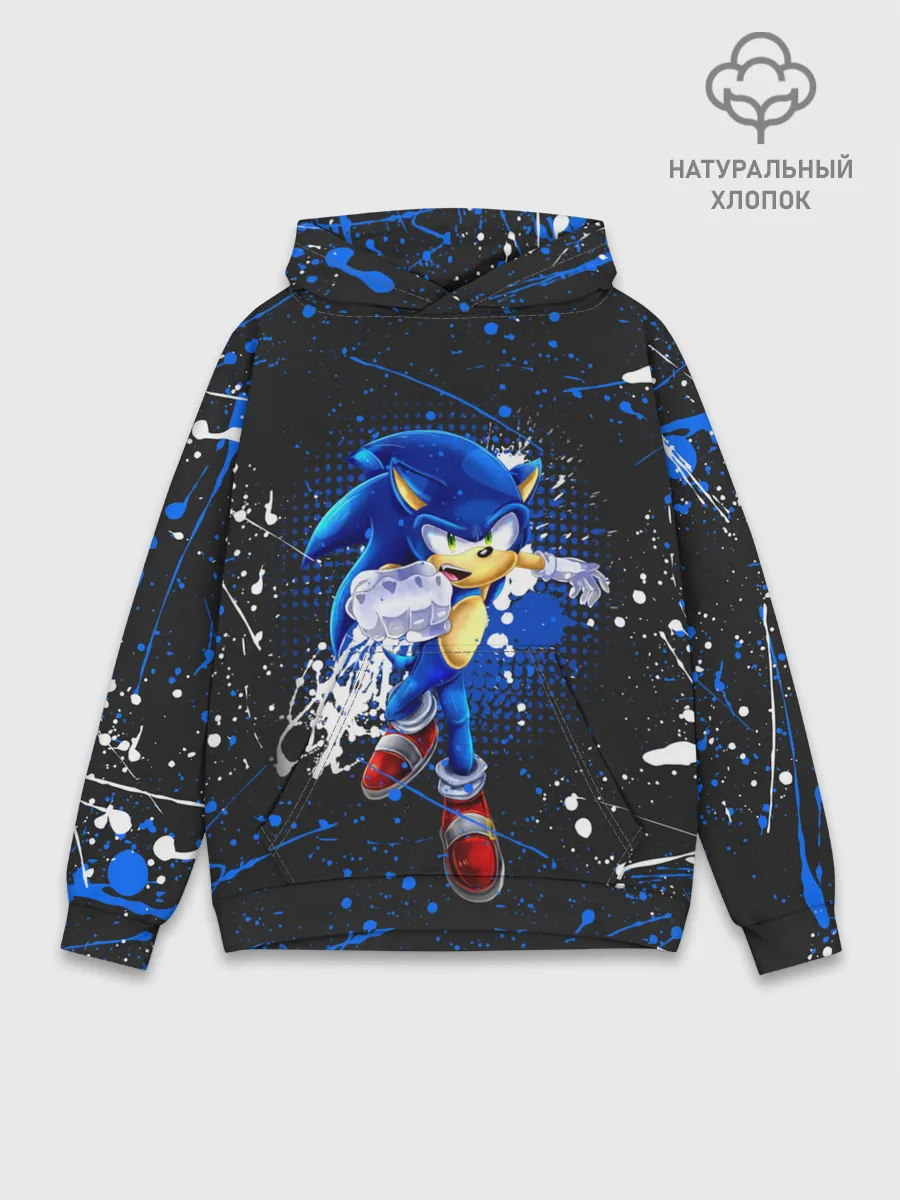 Худи мужской база хлопок / SONIC