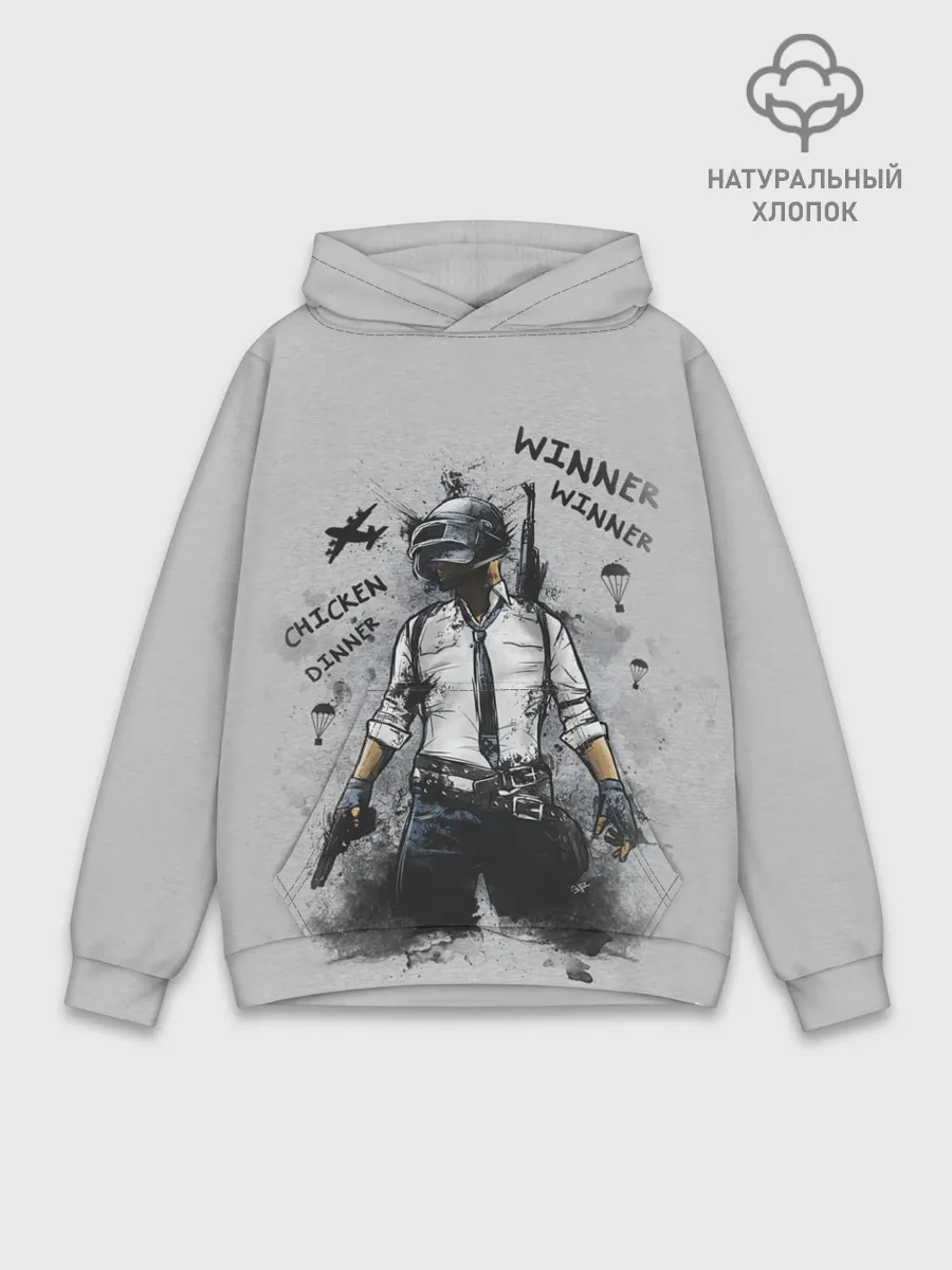 Худи мужской база хлопок / PUBG