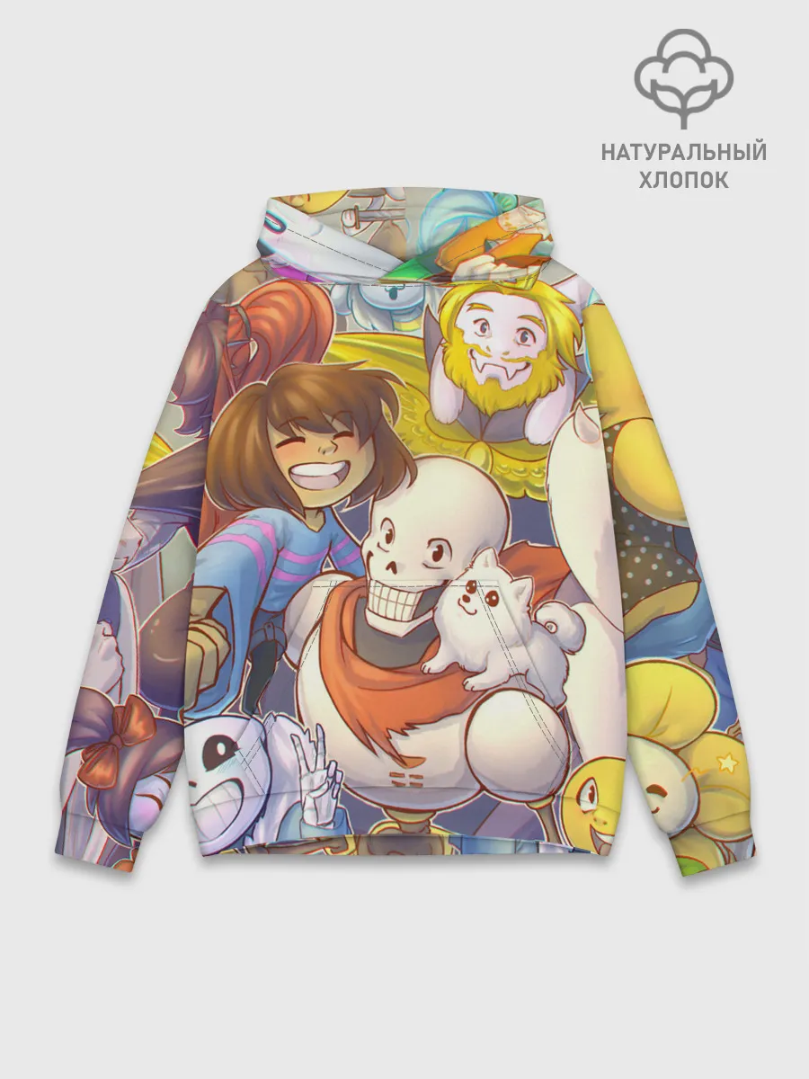 Худи мужской база хлопок / UNDERTALE