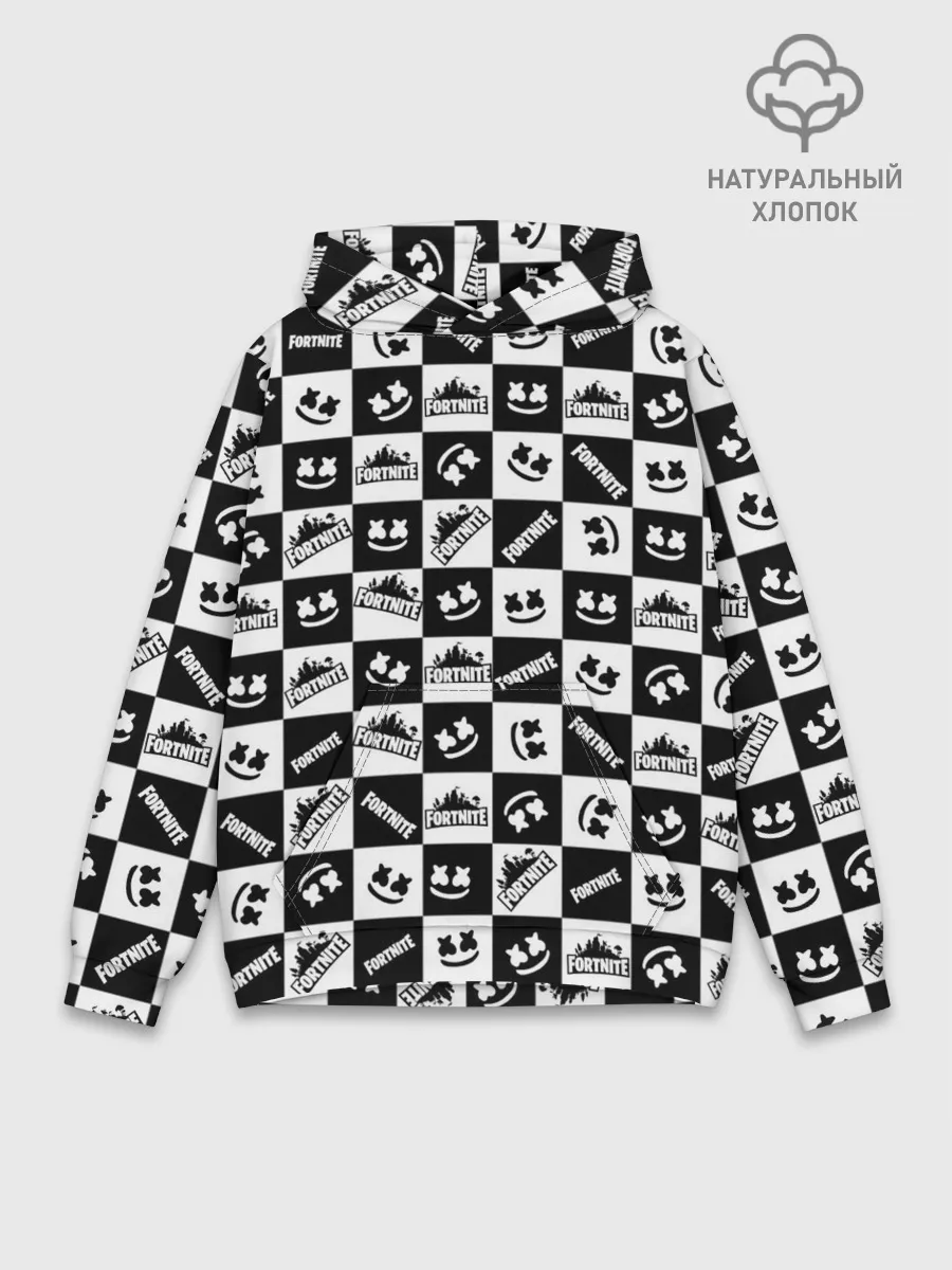 Худи мужской база хлопок / Fortnite&Marshmello