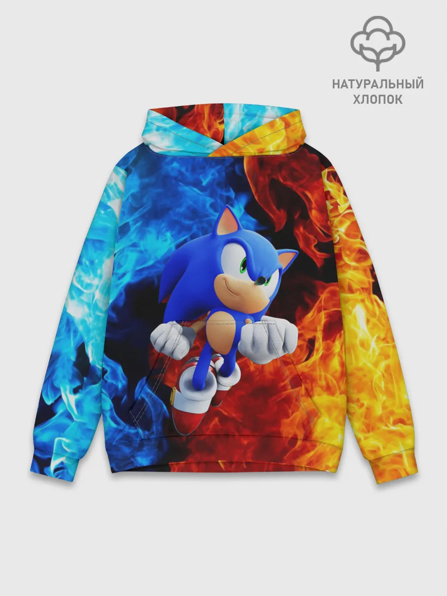 Худи мужской база хлопок / SONIC