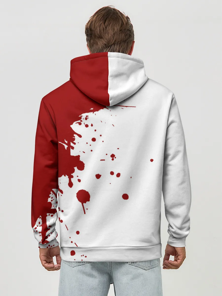 Худи мужской база хлопок / AC/DC Back in Black