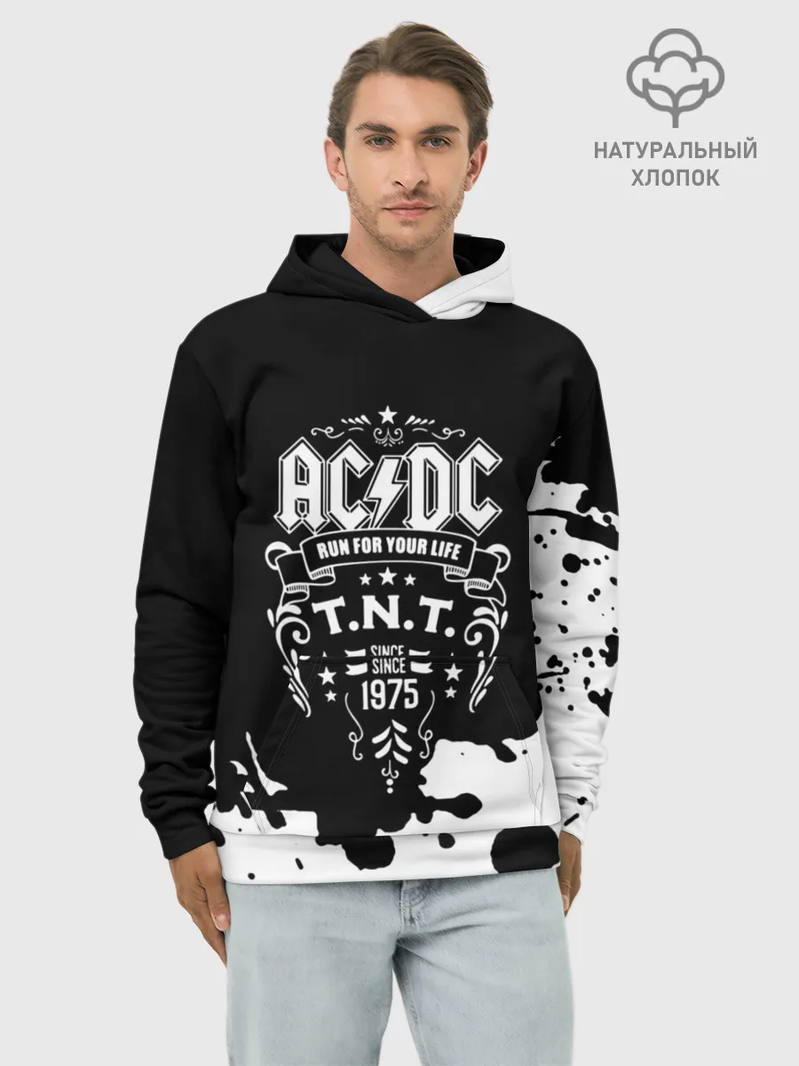 Худи мужской база хлопок / AC/DC T.N.T.