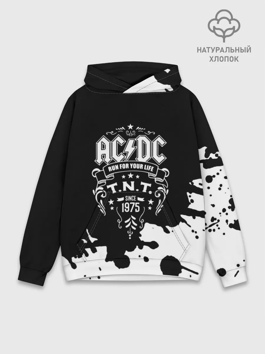 Худи мужской база хлопок / AC/DC T.N.T.