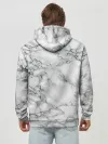 Худи мужской база хлопок / Мрамор