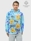 Худи мужской база хлопок / Pikachu