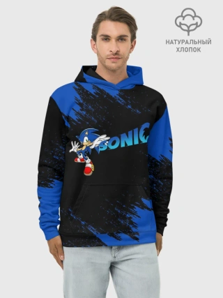Худи мужской база хлопок / SONIC