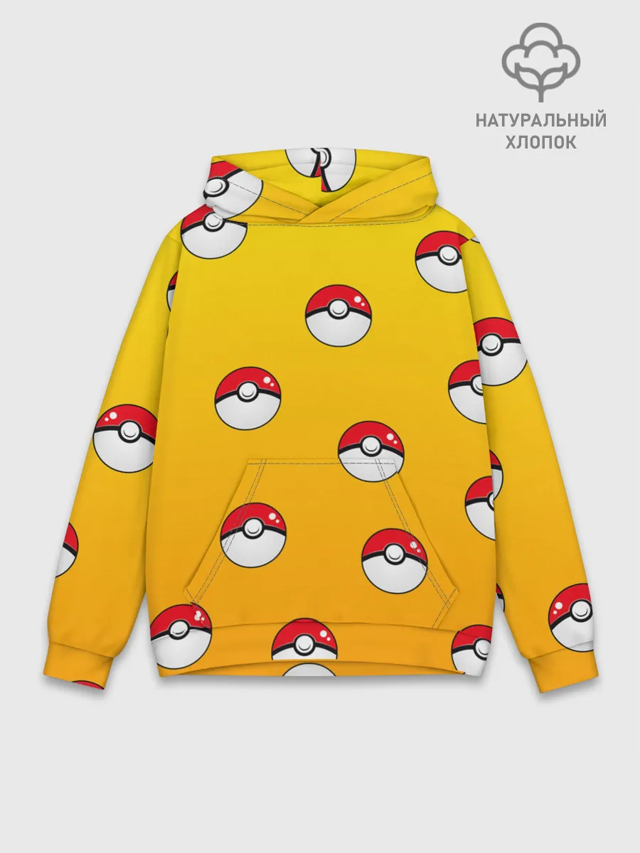 Худи мужской база хлопок / Покеболы