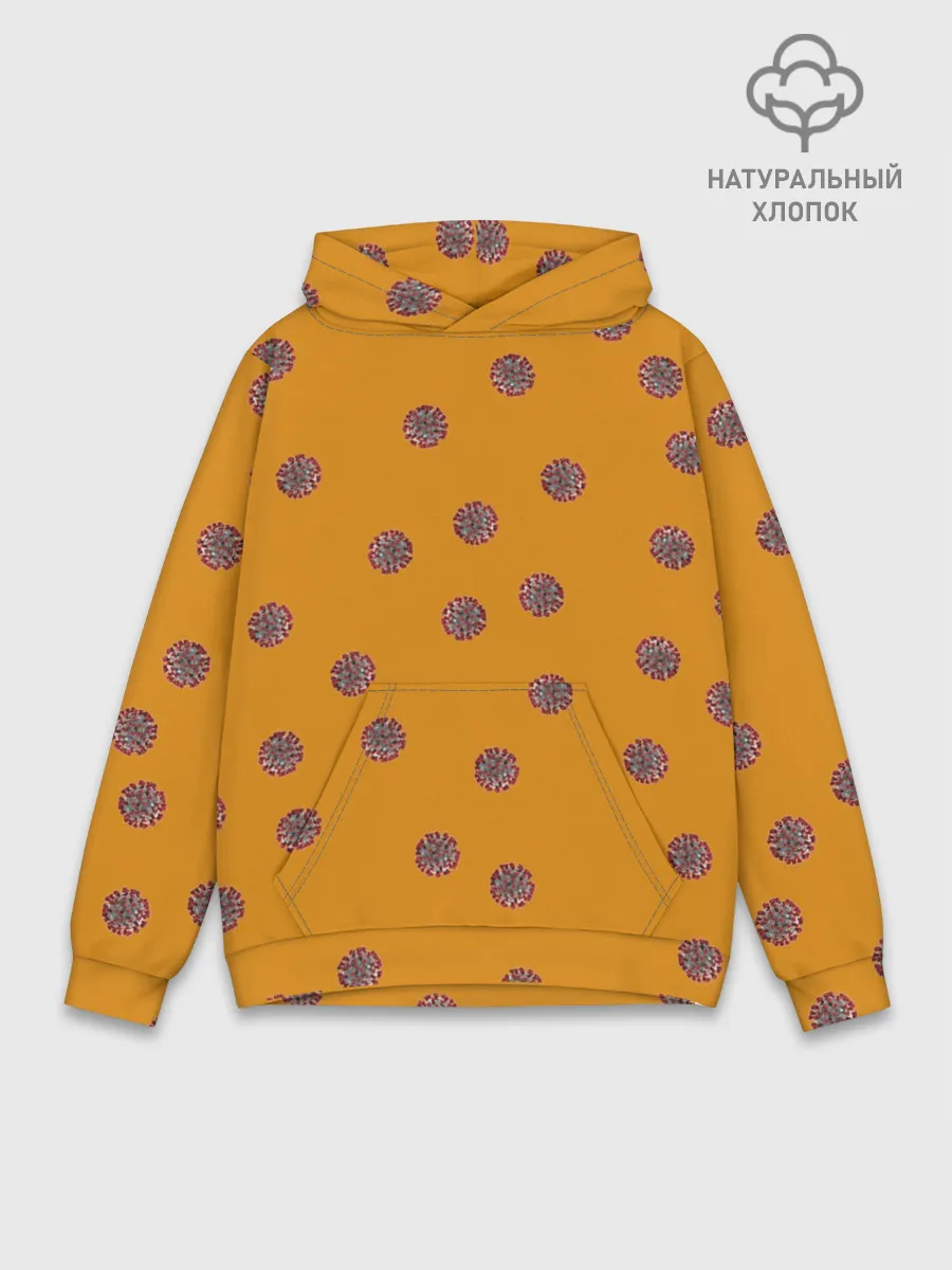 Худи мужской база хлопок / CoronaVirus