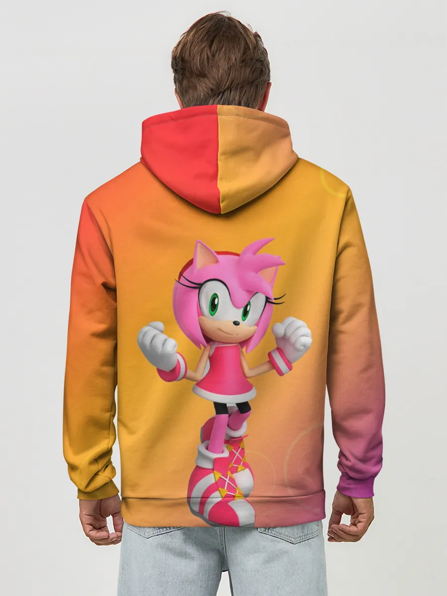 Худи мужской база хлопок / Эми - Соник