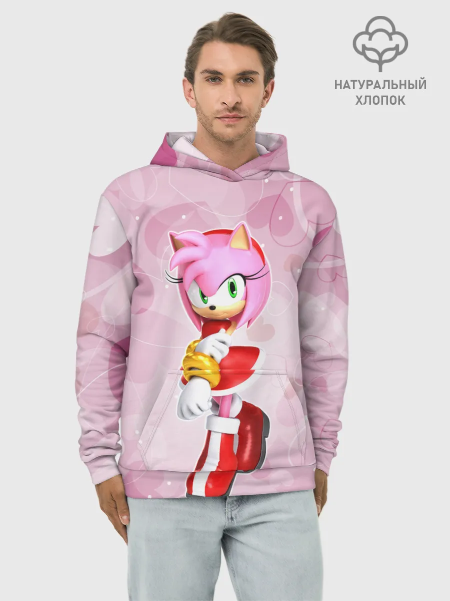 Худи мужской база хлопок / Amy - Эми