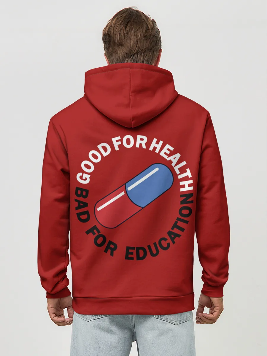 Худи мужской база хлопок / Good for health