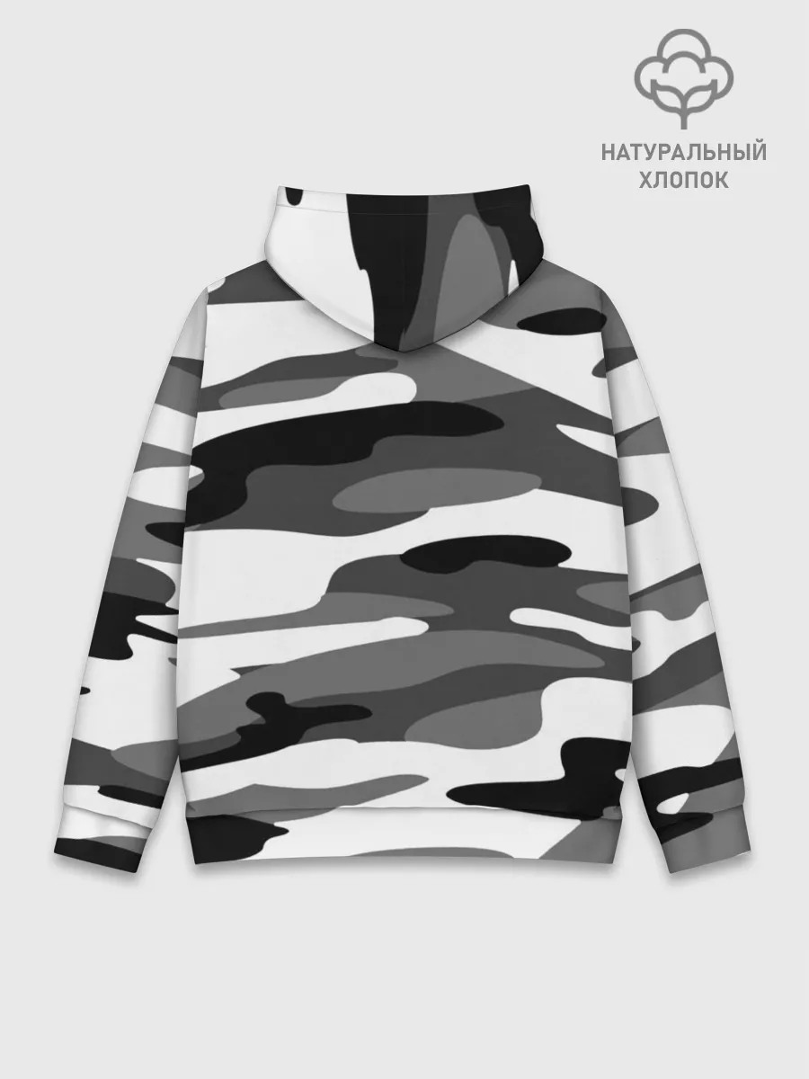 Худи мужской база хлопок / Камуфляж Sabaton