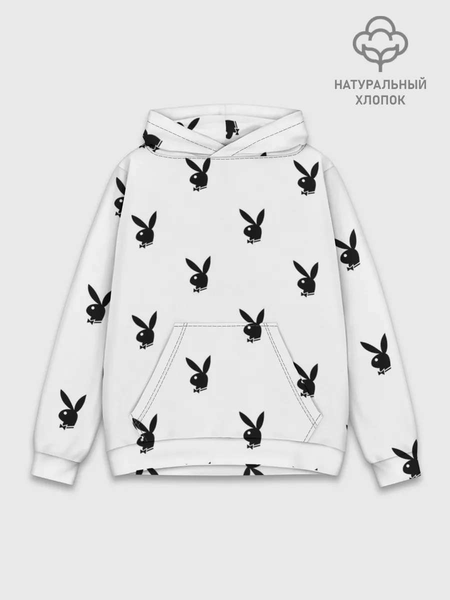 Худи мужской база хлопок / PLAYBOY | ПЛЕЙБОЙ