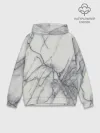 Худи мужской база хлопок / Мрамор