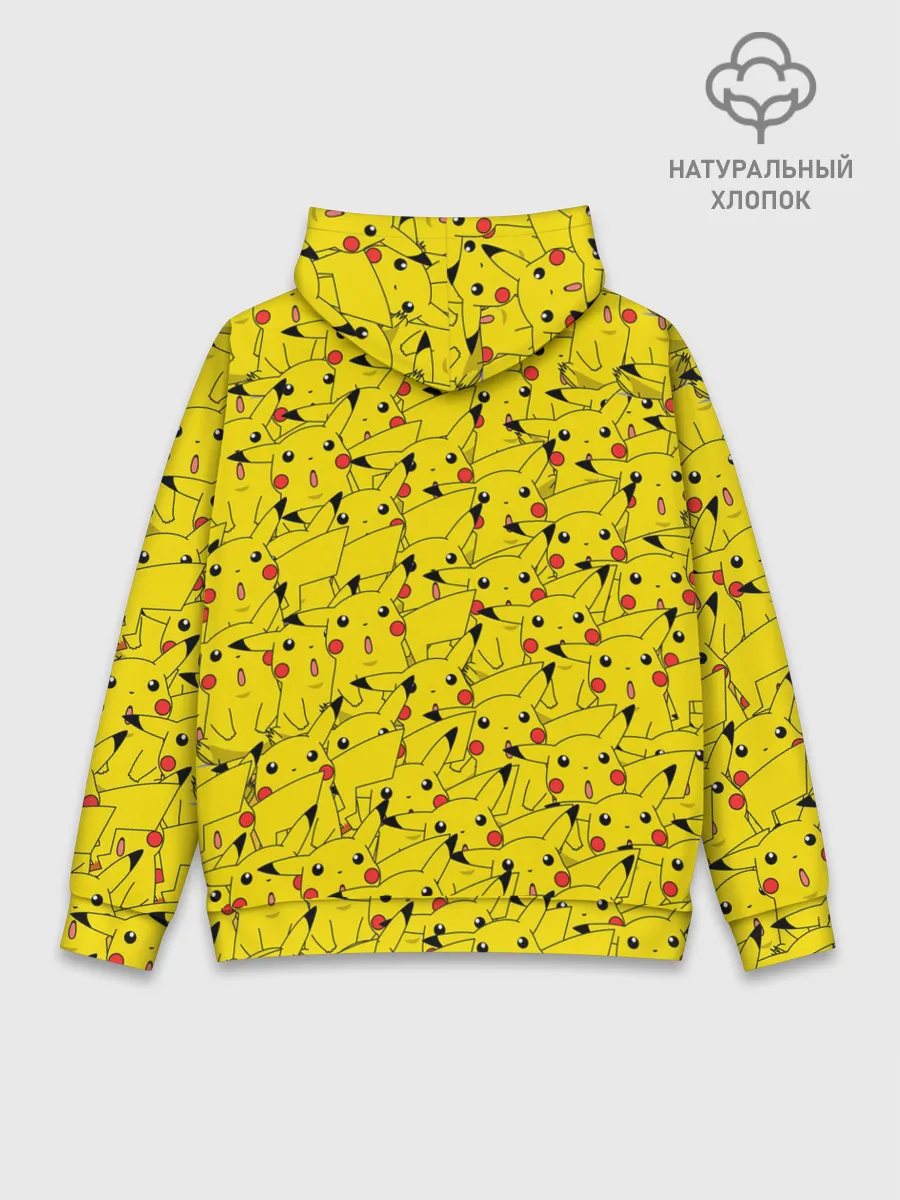 Худи мужской база хлопок / ПИКАЧУ