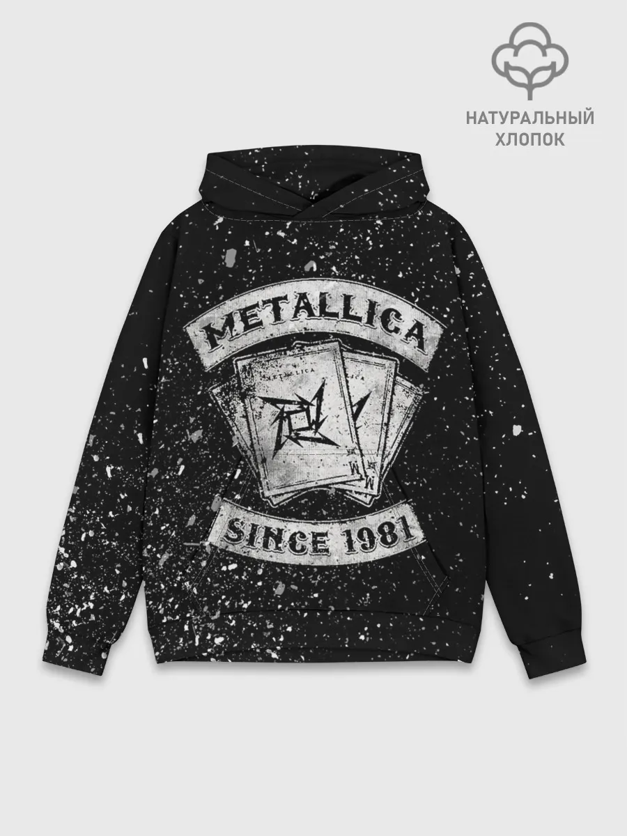 Худи мужской база хлопок / Metallica
