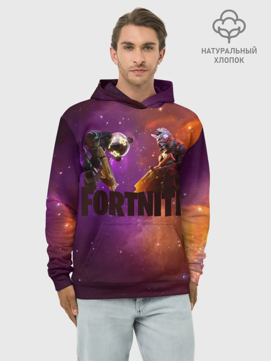 Худи мужской база хлопок / Fortnite