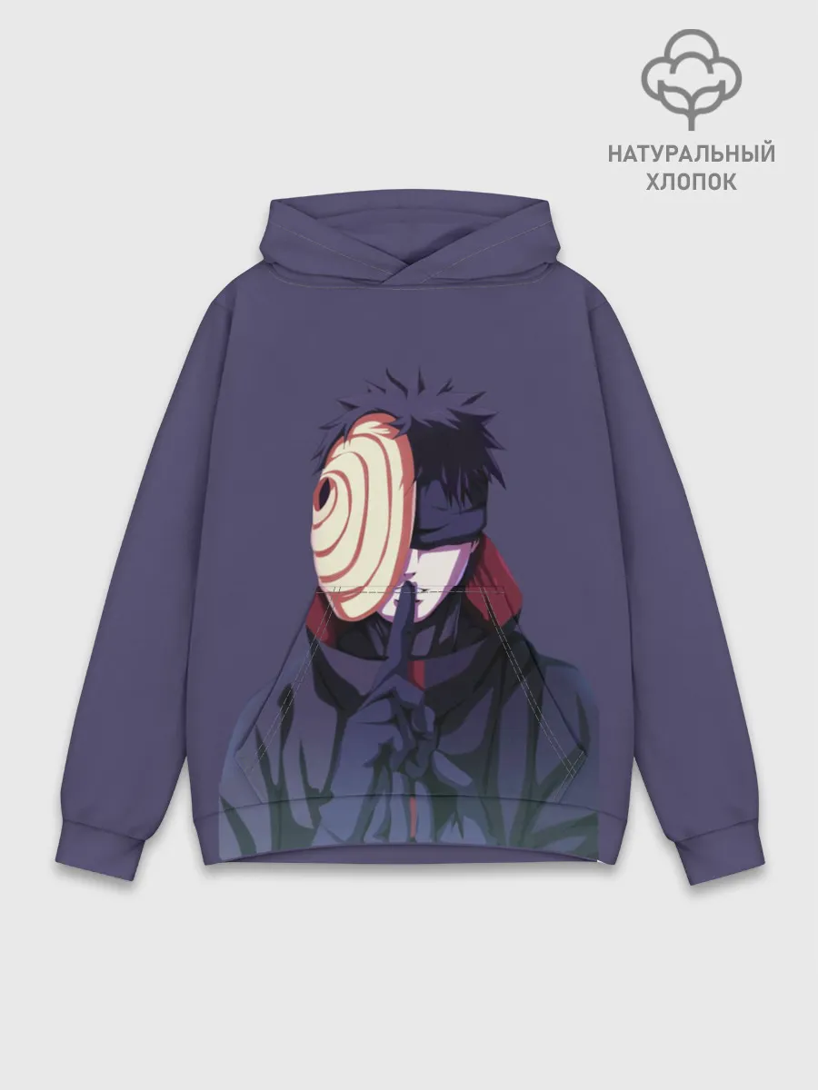 Худи мужской база хлопок / Обито Учиха