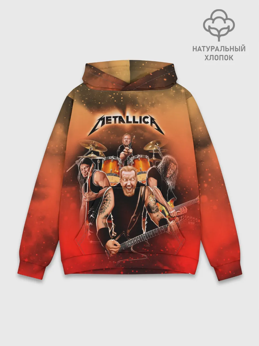 Худи мужской база хлопок / Metallica