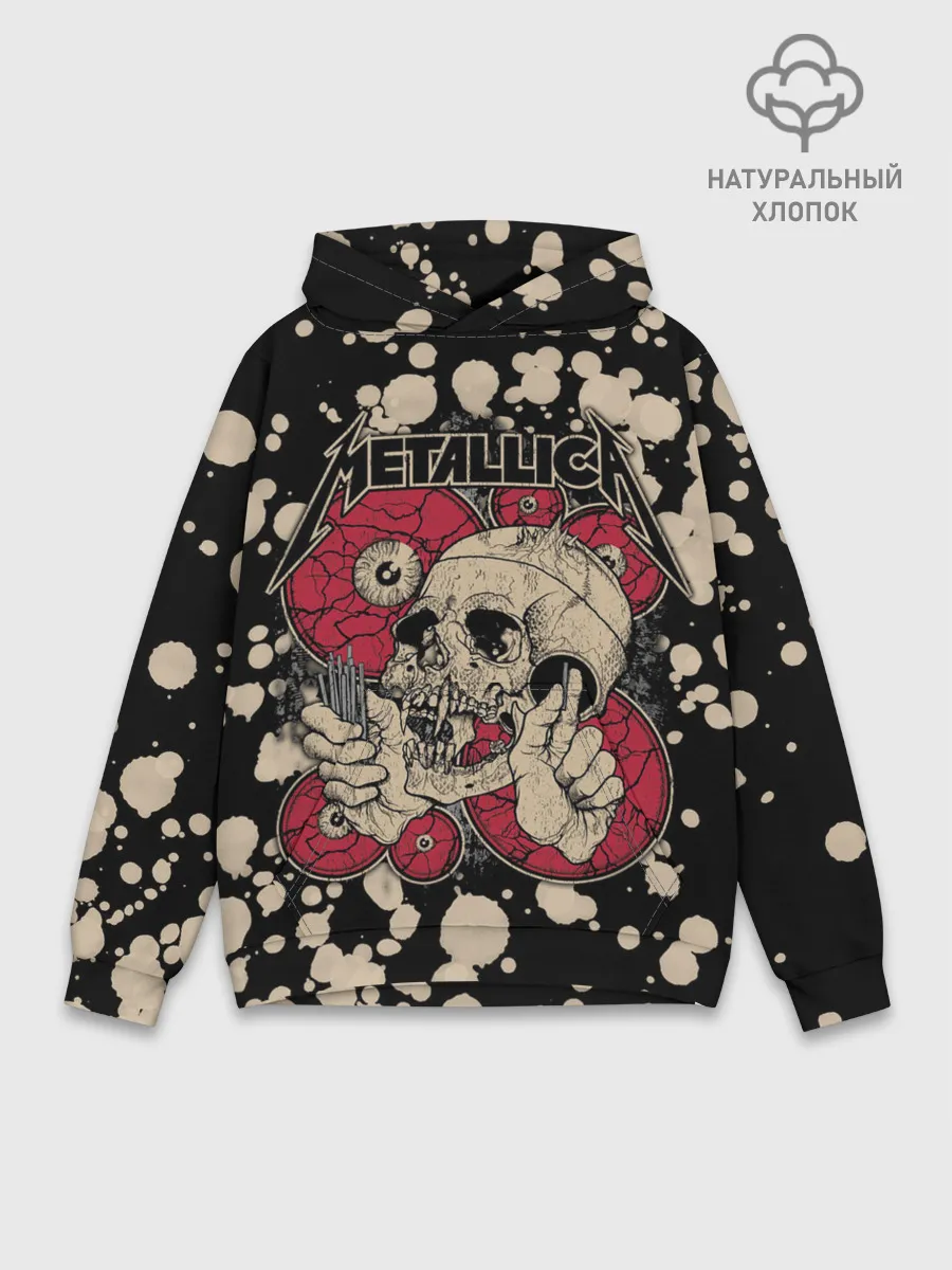 Худи мужской база хлопок / Metallica