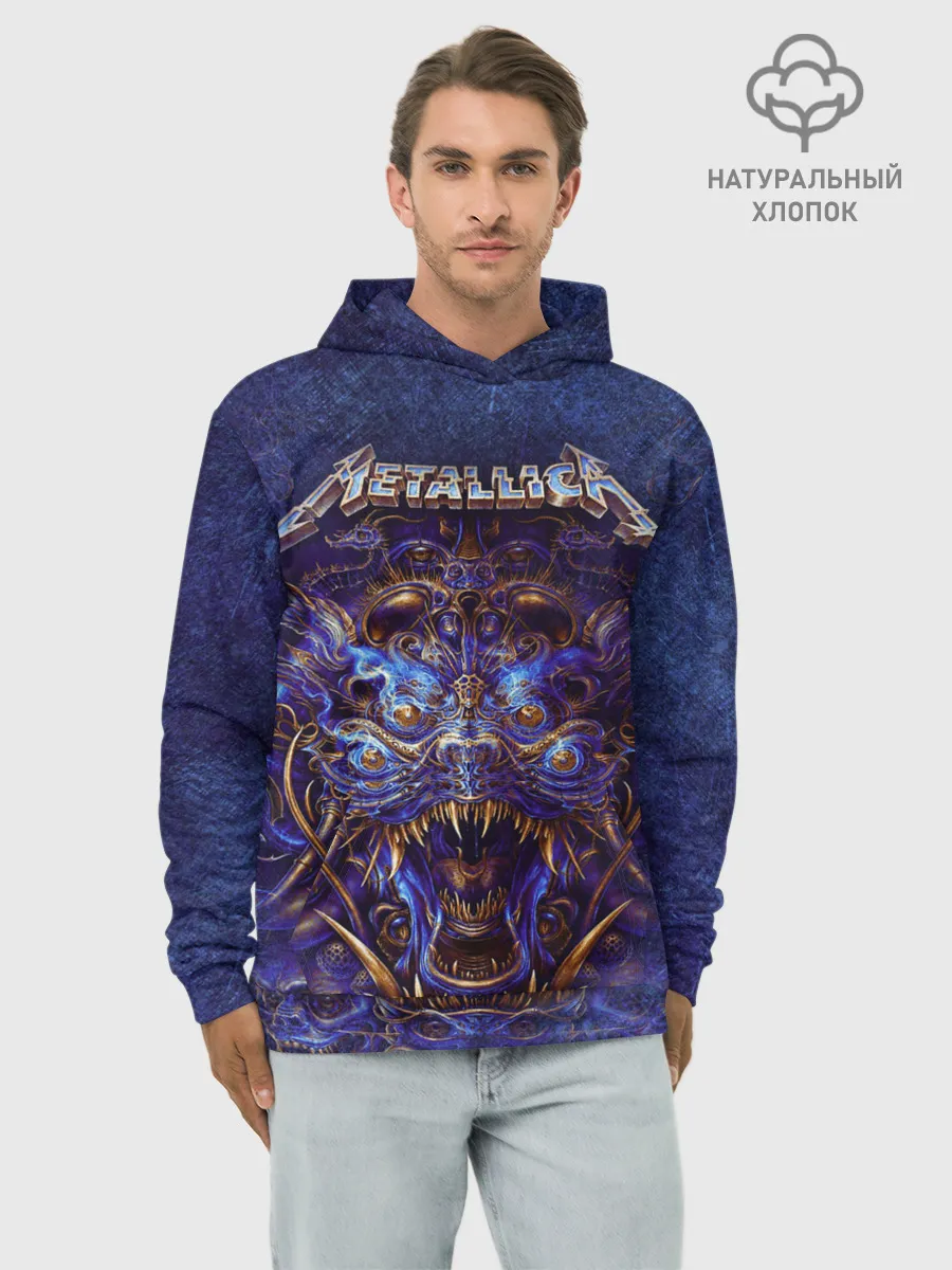 Худи мужской база хлопок / Metallica